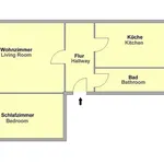 Miete 4 Schlafzimmer wohnung von 46 m² in Berlin