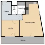 Rent 2 bedroom apartment of 69 m² in České Budějovice