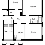 Miete 3 Schlafzimmer wohnung von 73 m² in Witten