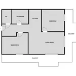 Miete 2 Schlafzimmer wohnung von 820 m² in Vienna