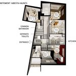 Appartement de 14 m² avec 1 chambre(s) en location à Nantes
