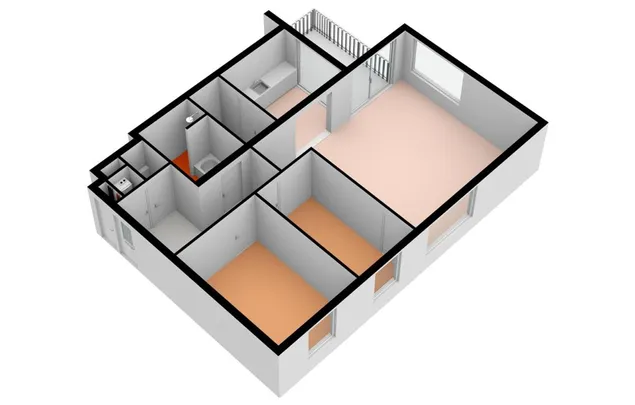 Huur 2 slaapkamer appartement van 95 m² in Diemen