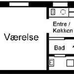 Lej 1-værelses lejlighed på 24 m² i Aalborg