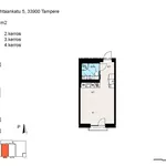 Vuokraa 1 makuuhuoneen asunto, 29 m² paikassa Tampere