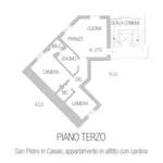 Rent 3 bedroom apartment of 90 m² in San Pietro in Casale