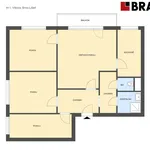 Rent 4 bedroom apartment of 87 m² in Brno