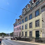 Estudio T0 centro Lisboa, Traça antiga, edifício remodelado com Vista Rio