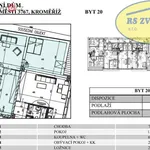 Pronajměte si 3 ložnic/e byt o rozloze 75 m² v Kroměříž