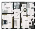 Miete 4 Schlafzimmer wohnung von 110 m² in Dinkelscherben