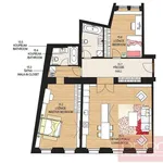 Pronajměte si 3 ložnic/e byt o rozloze 108 m² v Capital City of Prague