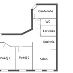 Rent 3 bedroom apartment of 57 m² in Szczecin