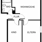 Miete 2 Schlafzimmer wohnung von 46 m² in Gelsenkirchen