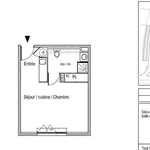 Appartement de 31 m² avec 1 chambre(s) en location à Montpellier