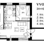 Rent 3 bedroom apartment of 73 m² in Oulu