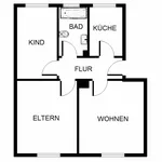 Rent 2 bedroom apartment of 57 m² in Gelsenkirchen