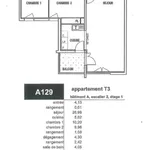 Appartement de 71 m² avec 3 chambre(s) en location à AGEN