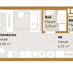 Rent 1 bedroom apartment of 33 m² in Vienna