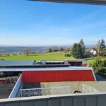 Dachgeschosswohnung mit Balkon und traumhaften Ausblick ins Grüne!