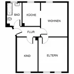 Miete 4 Schlafzimmer wohnung von 54 m² in Gelsenkirchen