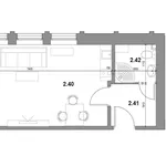 Pronajměte si 1 ložnic/e byt o rozloze 33 m² v Město: