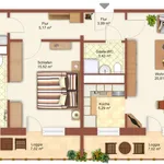 Miete 2 Schlafzimmer wohnung von 73 m² in Chemnitz