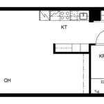 Rent 1 bedroom apartment of 37 m² in Helsinki