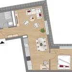 Miete 2 Schlafzimmer wohnung von 51 m² in Dresden