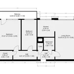 Pronajměte si 3 ložnic/e byt o rozloze 66 m² v Capital City of Prague