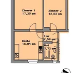 Miete 2 Schlafzimmer wohnung von 52 m² in Lauta