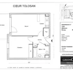 Appartement de 43 m² avec 2 chambre(s) en location à CASTANET TOLOSAN