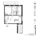 Appartement de 58 m² avec 2 chambre(s) en location à Nantes