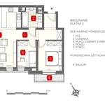 Rent 3 bedroom apartment of 57 m² in Kobierzyce