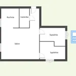 Rent 3 bedroom apartment of 55 m² in Wałbrzych