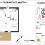 Appartement de 45 m² avec 1 chambre(s) en location à colomiers