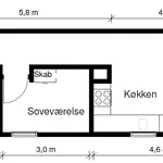 Rent 2 bedroom apartment of 50 m² in Aalborg