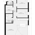 Huur 2 slaapkamer appartement van 65 m² in Waasmunster