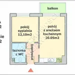 Rent 2 bedroom apartment of 41 m² in Włocławek