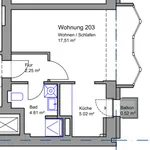 Miete 1 Schlafzimmer wohnung von 32 m² in Cologne