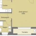 Rent 1 bedroom apartment of 49 m² in Galliate