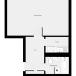 Miete 1 Schlafzimmer wohnung von 35 m² in Halle (Saale)