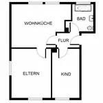 Miete 2 Schlafzimmer wohnung von 46 m² in Herten