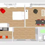 Miete 1 Schlafzimmer wohnung von 592 m² in Zurich