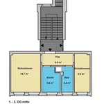 Miete 2 Schlafzimmer wohnung von 38 m² in Kamen