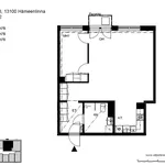 Vuokraa 2 makuuhuoneen asunto, 62 m² paikassa Hameenlinna