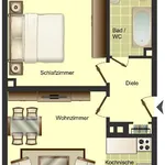 Miete 2 Schlafzimmer wohnung von 42 m² in Duisburg