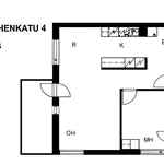 Rent 2 bedroom apartment of 58 m² in Lahti