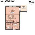 Pronajměte si 1 ložnic/e byt o rozloze 36 m² v České Budějovice