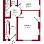 Miete 5 Schlafzimmer haus von 125 m² in Freising