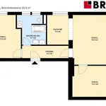 Rent 3 bedroom apartment of 67 m² in Brno