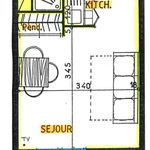 Appartement de 20 m² avec 1 chambre(s) en location à Clermont-Ferrand